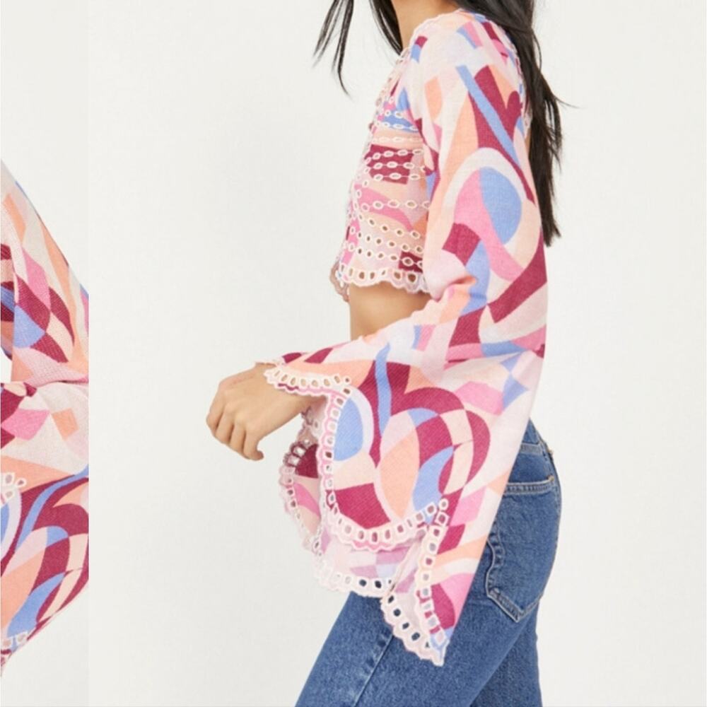 Free People Eyes On You Crop Top - Picture 3 of 7